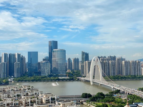 广州海珠广州塔珠江帝景紫龙府一线江景无遮挡 就选择这里 珠江帝景