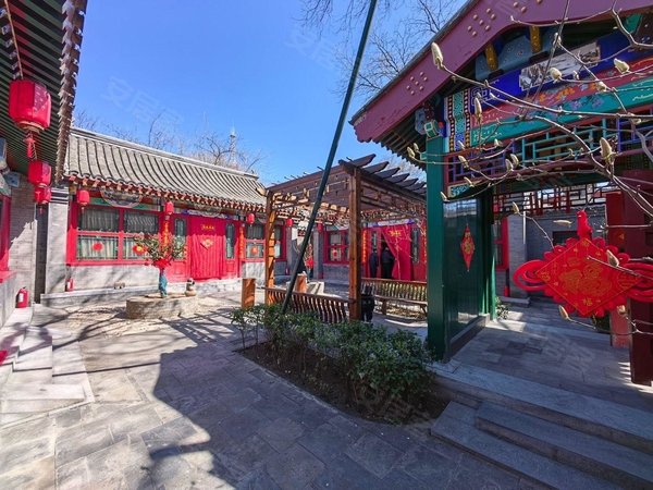 北京怀柔怀柔周边山水四合院实拍 南锣鼓巷正座二进四合院出租 721平