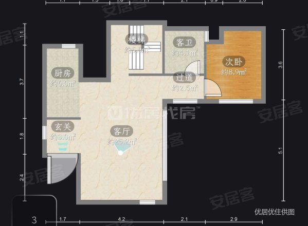 龙湖景粼天著六期湖心岛4室2厅3卫130㎡南北380万