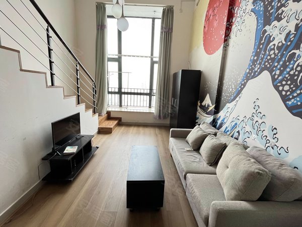 苏州吴中木渎合景领峰(商住楼)合景领峰 悠方旁边精装loft一房,家电