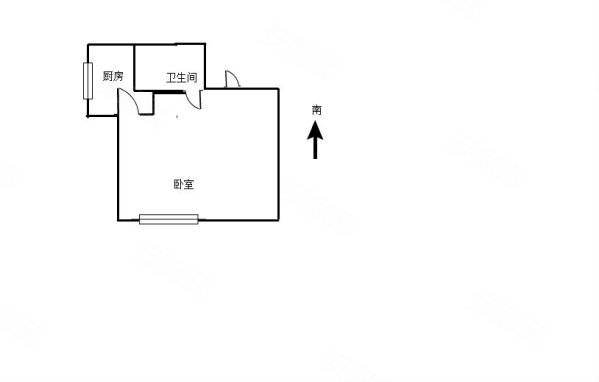 假日普罗旺斯(北区)1室1厅1卫32㎡西北20万