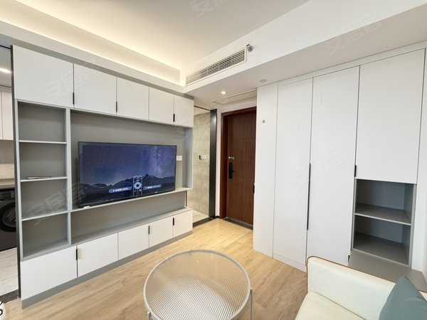 金华金东多湖富力三江都荟精品温馨一居室可看江景房租可月付民用电楼下生活设施配套齐全出租房源真实图片