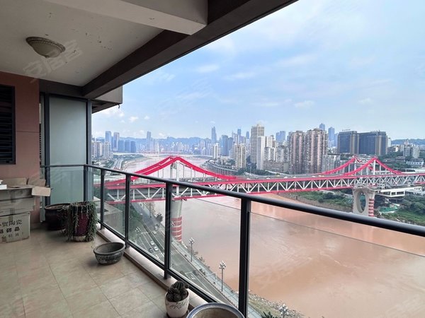 北滨路租房,重庆租房严选 北滨路 春森彼岸 豪装板式 江景房 阳台很多