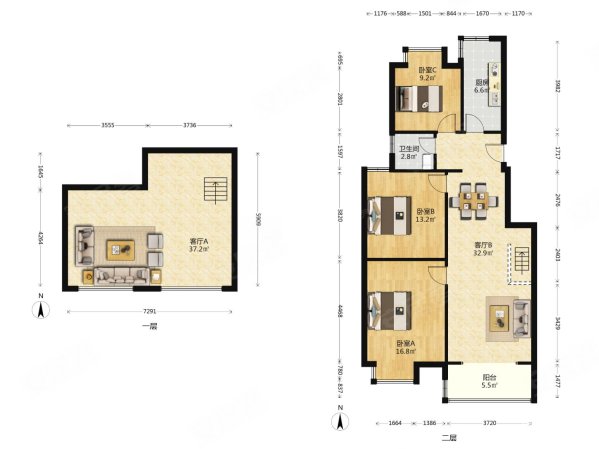苏建豪庭 底跃 豪装拎包住 有钥匙 实际使用面积145平