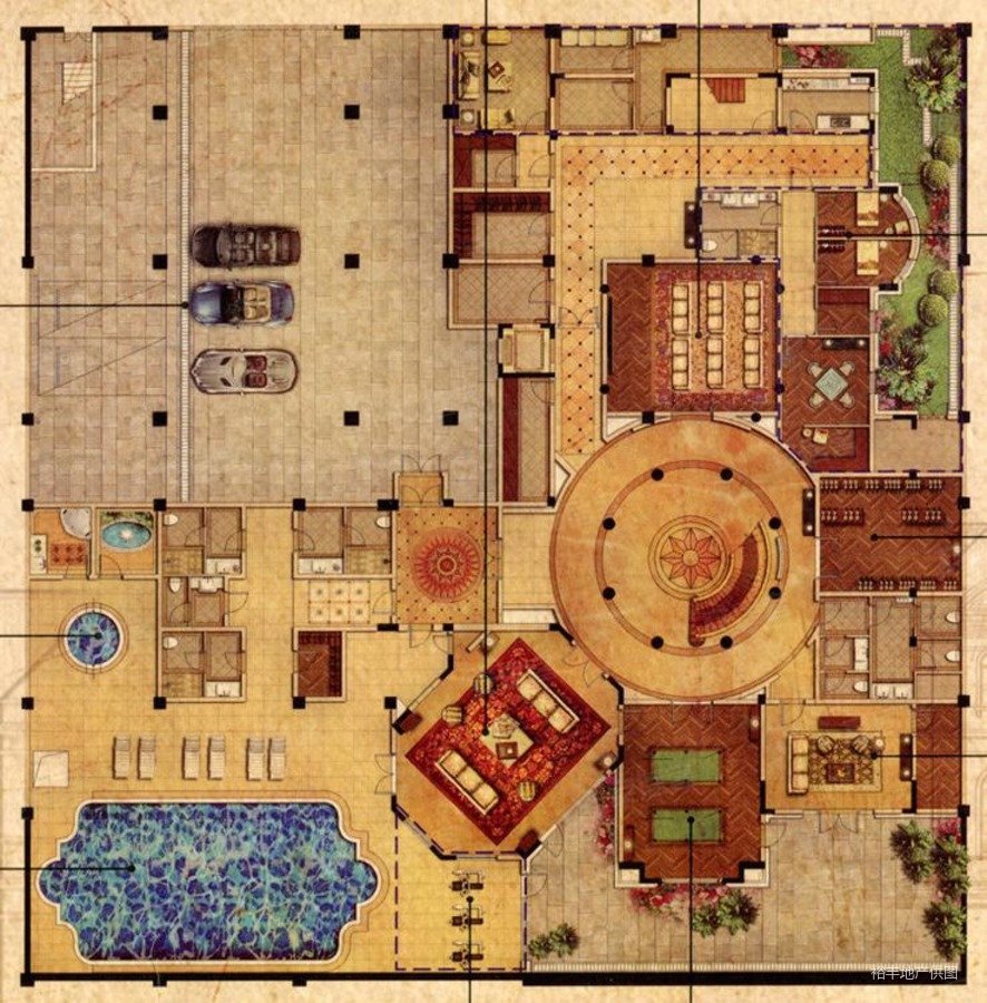 新天半山山坡上的独栋私人城堡高端配套随时看房