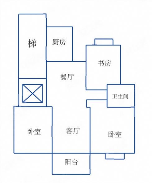 九龙湖大马路怡康花园129万电梯房飞机户型房主诚意出