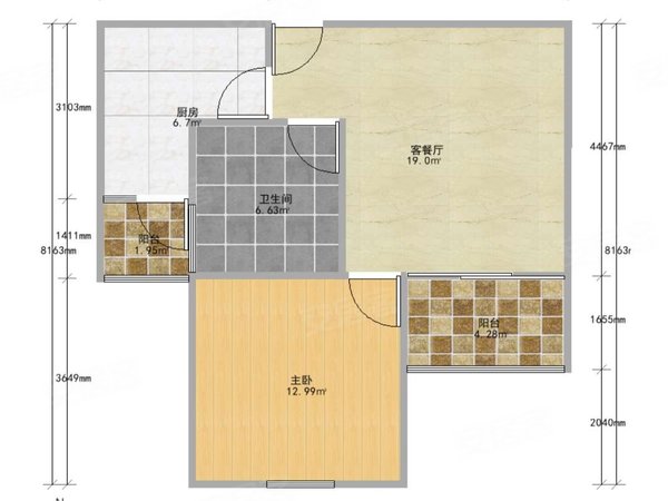 【多图】南翔秀城嘉孚雅苑,南翔租房,嘉孚雅苑 精装一房 所见即所得