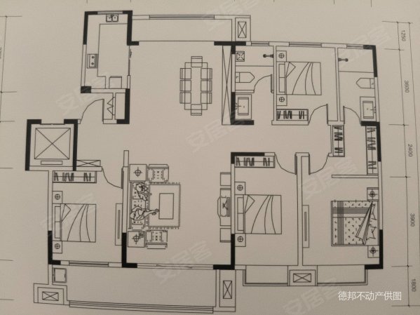 同馨家园3室2厅1卫140㎡南北165万