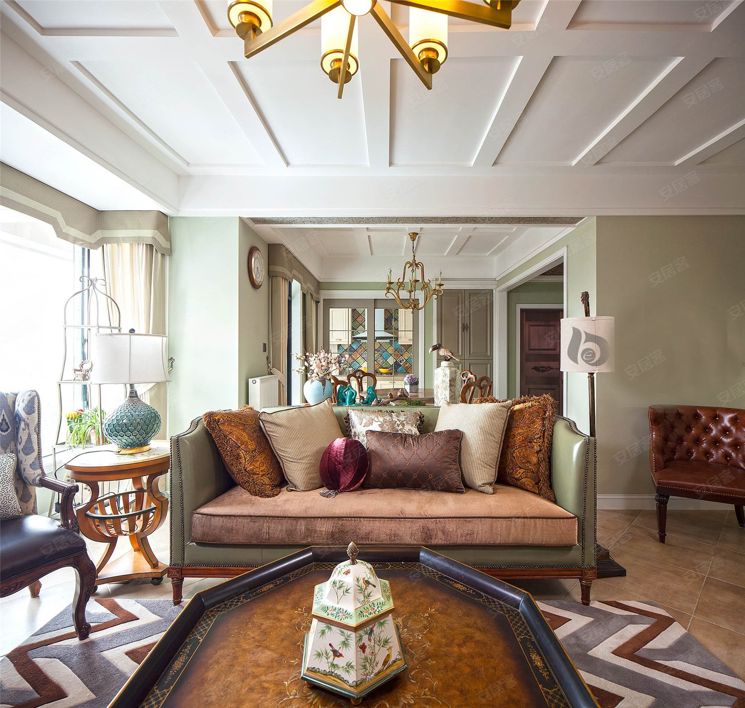 田园欧风设计,复古优雅的小天地!