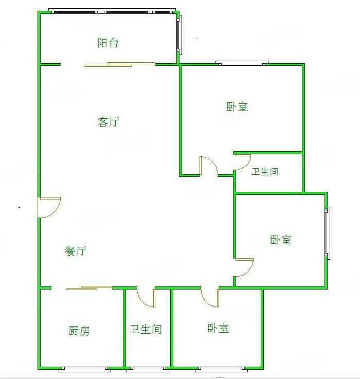送车库50平,送储藏室好楼层,嘉源逸居二手房,75万,3室2厅,2卫,126平米