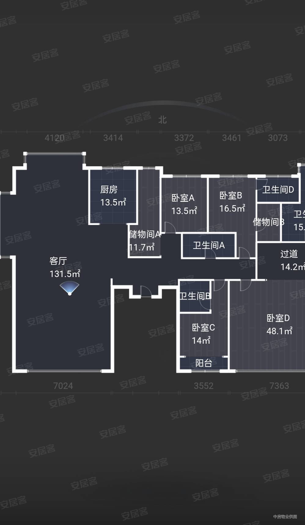 720万随时看房,中房玺悦湾二手房,720万,6室3厅,5卫,350平米-银川安居