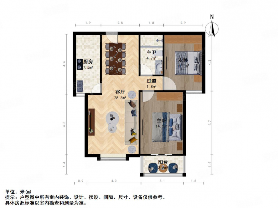 领秀长风天秀园 集中供暖 出行方便 朝南 商品房 临