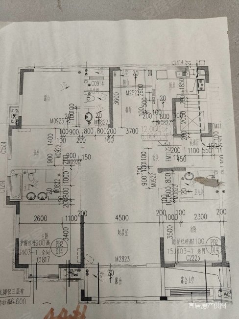 华强御景苑4室2厅2卫142㎡南北69.99万