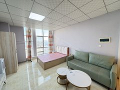 银川兴庆新一中可短租 南门汽车站旁 金桥华府一室公寓出租 可月付 看房方便出租房源真实图片