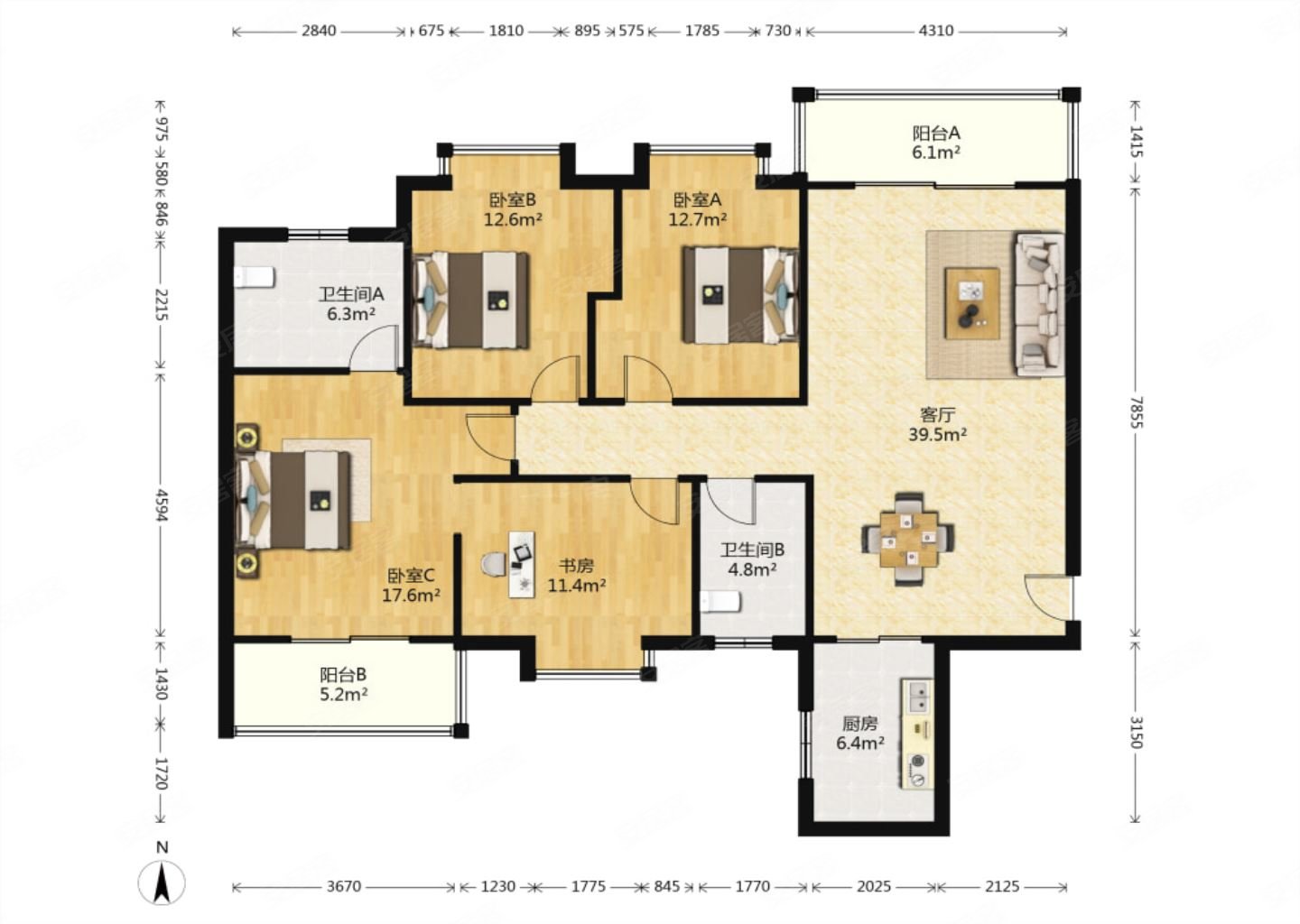 单位房环境好公摊小户型好楼层好学校好