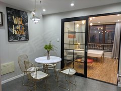 合肥滨湖新区万达文旅城滨湖万达银座 一室精装 全屋定制家具 每天巢湖的日出叫你起床出租房源真实图片
