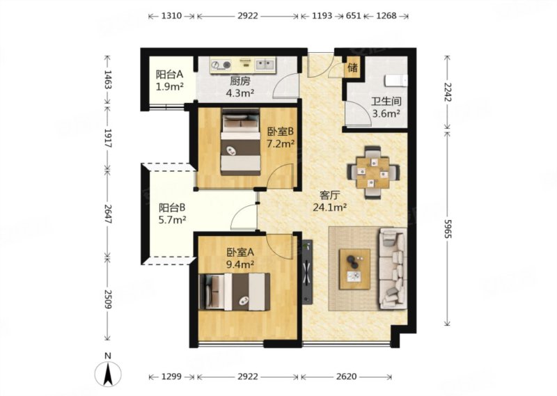 锦业时代 朝向好 交通便利 房龄新 带电梯 近地铁