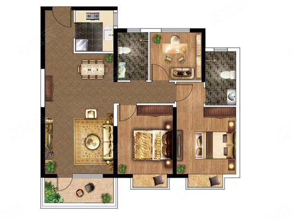 福州长乐吴航泰禾名城泰禾名城小区精装大三房 配套齐全 全新出租