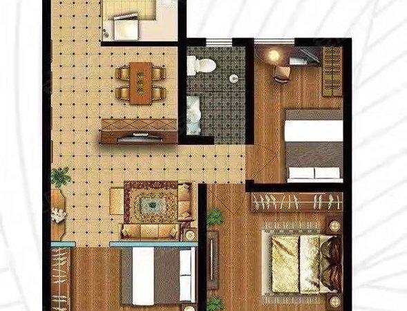 肥城凤山大街银座东部名城北区吾悦广场 东部名城 电梯房精装两室 龙山 拎包入住出租房源真实图片