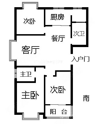玖珑湾470万元3居室楼层好视野无遮挡