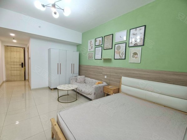 广州花都新区广州融创文旅城(商住楼)广州融创公寓单间精装修出租家私