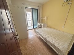 武汉武昌徐家棚可短租 五号线三角路地铁口 西斯莱公馆 主卧阳台 押一付一出租房源真实图片