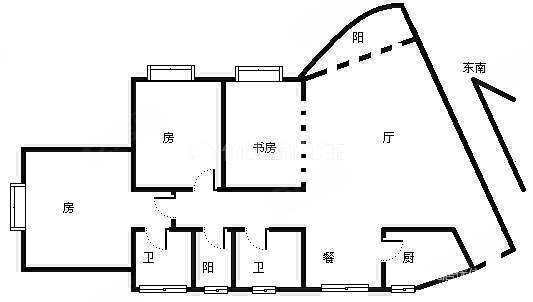 中海名都3室2厅2卫120㎡东650万
