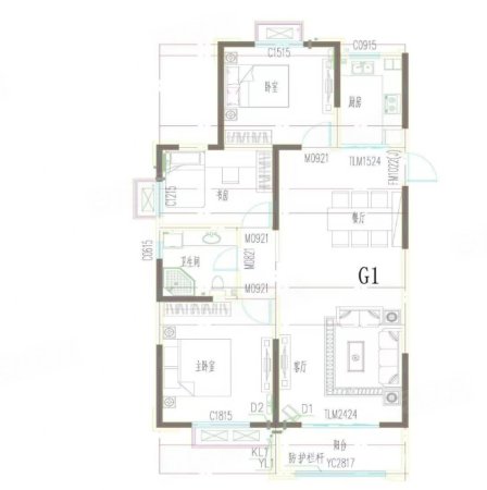好楼层,纯边户,全天采光无遮挡,毛坯三室,任意装修