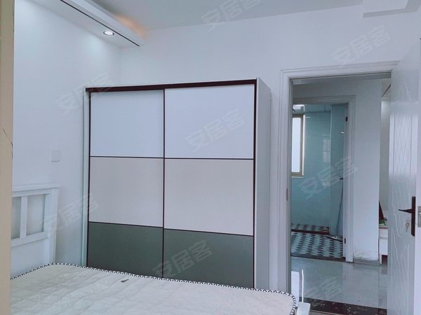 上海松江岳阳松南城金欣雅苑松江老城换房必看,两室一厅全明全南卧室