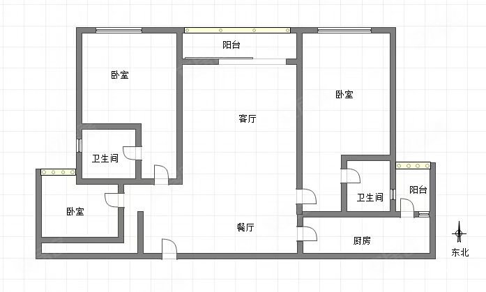 保利观塘泽园3室2厅2卫97㎡南北101万