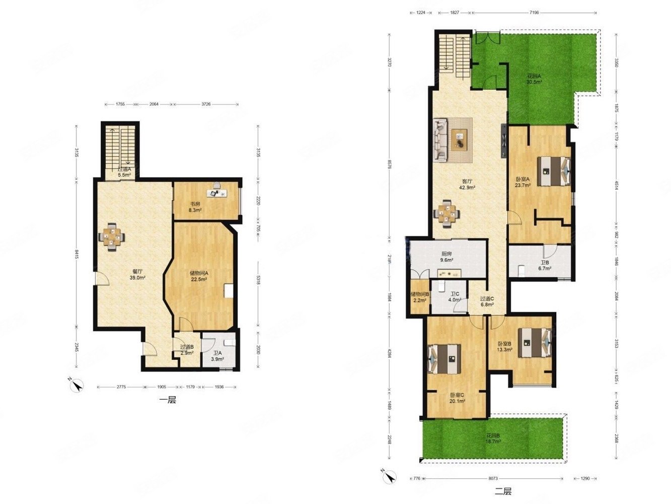 保利国宾上院5室2厅3卫236.4㎡南北339万