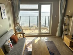 葫芦岛绥中东戴河山海同湾8号楼180度观海，丝毫无遮挡，全景看海出租房源真实图片