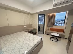 深圳南山西丽（免中介费）西丽地铁口 精装单间 可短租 民用水电出租房源真实图片