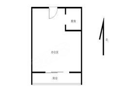 青岛城阳实验二小时代中心 1室1厅1卫  电梯房 72平米出租房源真实图片