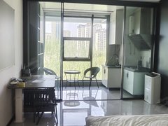 延安宝塔宝塔城区新区中环广场公寓一室一厅拎包入住，随时看房出租房源真实图片
