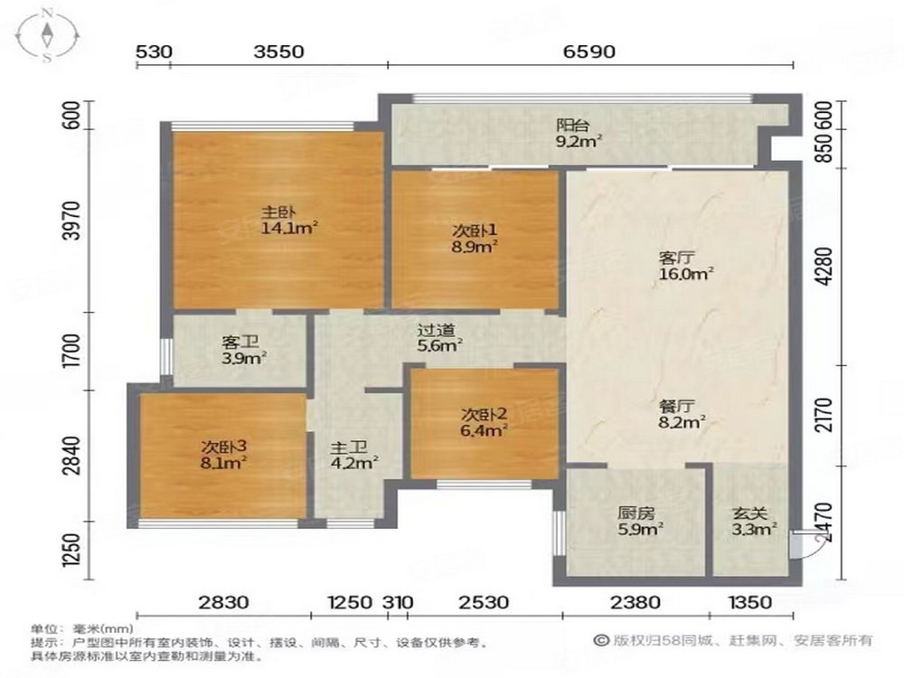 一线江景房,现代轻奢,三开间朝南双阳台,南北通透,全天采光,建发上院