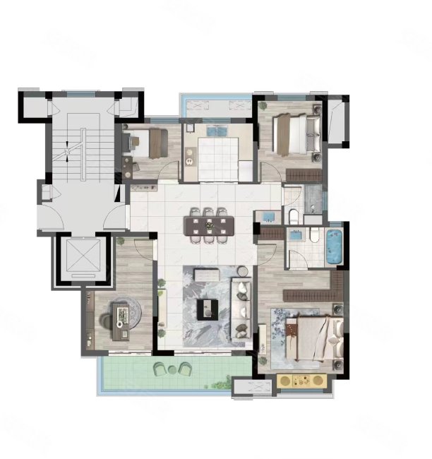 绿城金茂春澜璟园!房东急卖!南北通透!双卫格局!精装好房!