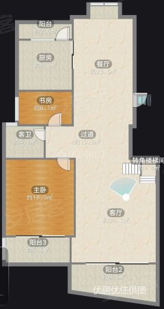 春天花园(渝北)5室2厅3卫244㎡北151.5万