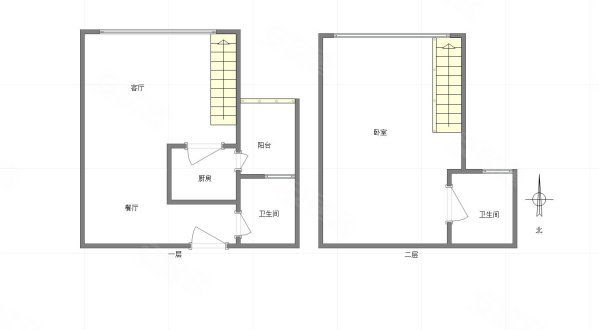 弗瑞登1室2厅2卫53㎡北70万