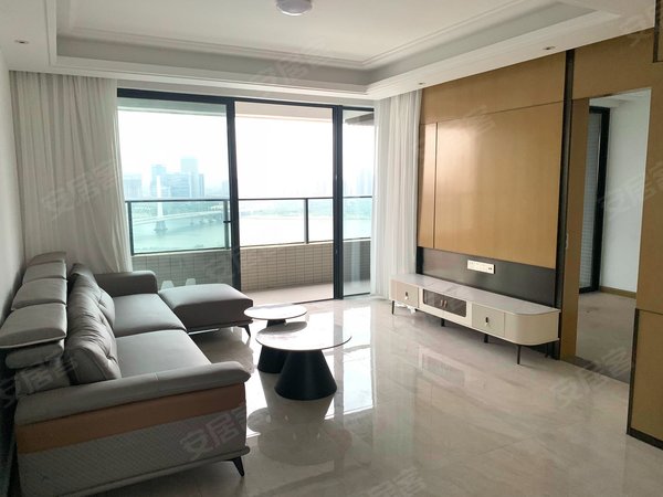 广州南沙金洲颐德湾尚一线江景,颐德湾尚140平4房 豪华装修 配套齐全