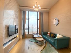 长沙滨江高端复式公寓 现代轻奢风全景落地窗 一线江景网红同款