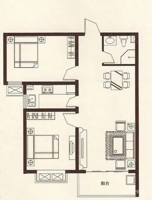 怡景湾(常熟)2室2厅1卫87.64㎡南180万