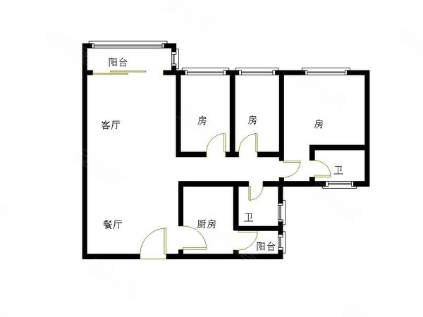 居九洲海誉电梯精装三房 格局通透 干净整洁 急租出租房源真实图片