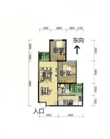 【多图】俊发城玉兰苑,江东花园租房,俊发城玉兰苑精装两室 价格小刀