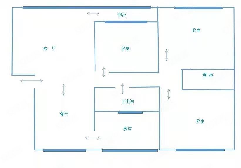 金路苑小区4室3厅2卫180㎡南北70万