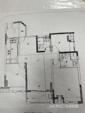 万科柏悦湾3室1厅2卫96.09㎡南388万