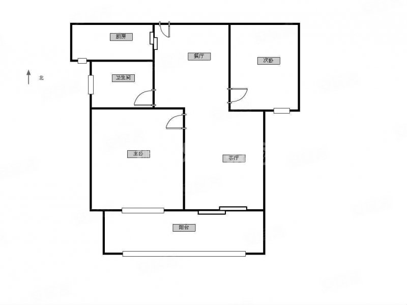 吾悦商圈 聚湖半岛装修舒适两房双阳台 全天采光满五  诚意售
