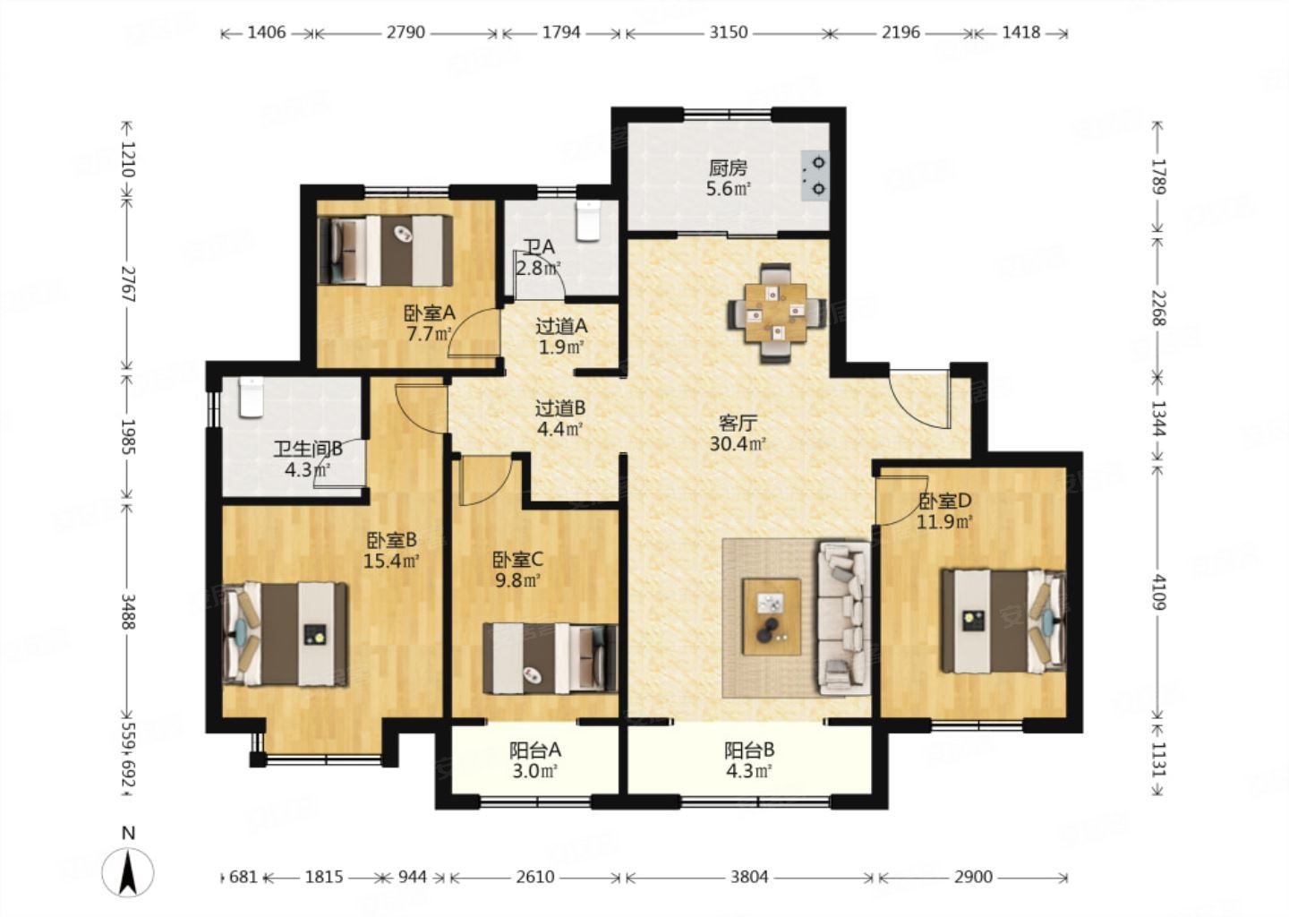 中建锦绣城四期誉园