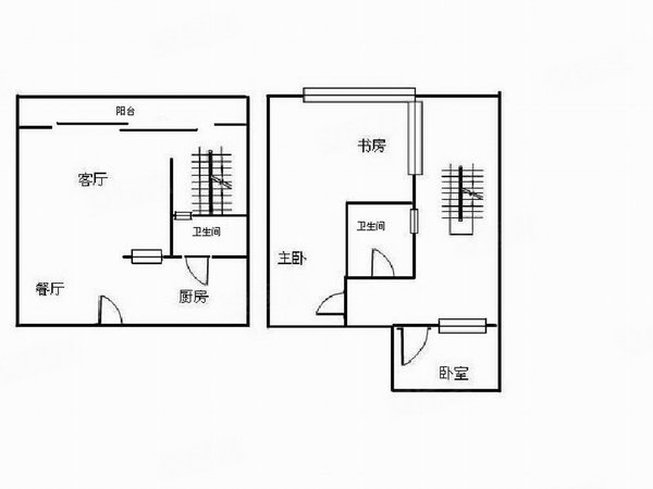 重庆南岸弹子石东海长洲b区东海长洲b区 2室1厅2卫 45平 电梯房 精
