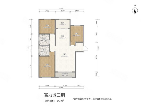 包头九原富力城富力城(EFG区)富力万达双商圈 精装中楼层 拎包入住家具家电齐全出租房源真实图片